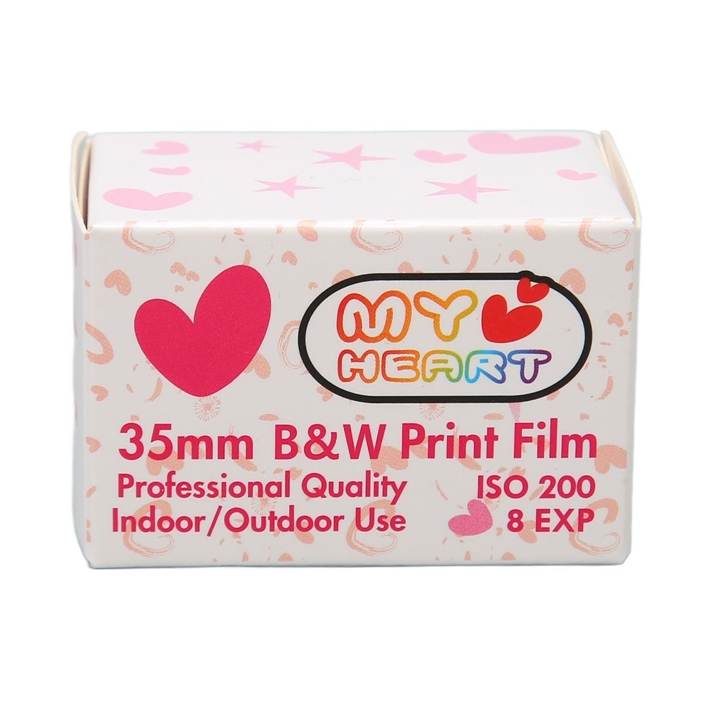 Film Camera 35Mm - Durable Loving Heart Film Cetak Hitam