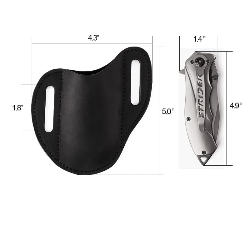 Casing Kulit Asli untuk Tempat - Vintage Collectible Knife ulasan dan harga