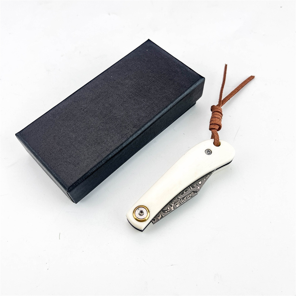 Pisau Lipat EDC Vintage Damasc - Vintage Collectible Knife ulasan dan harga