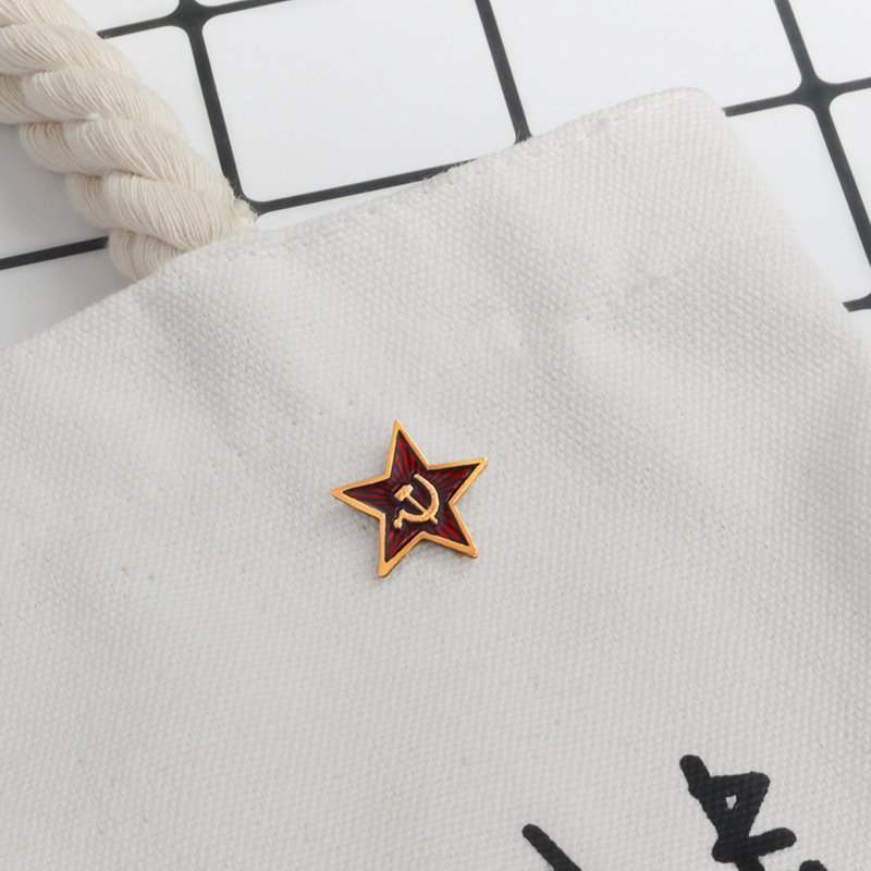 USSR lencana bintang merah pin - Vintage Collectible Classics ulasan dan harga