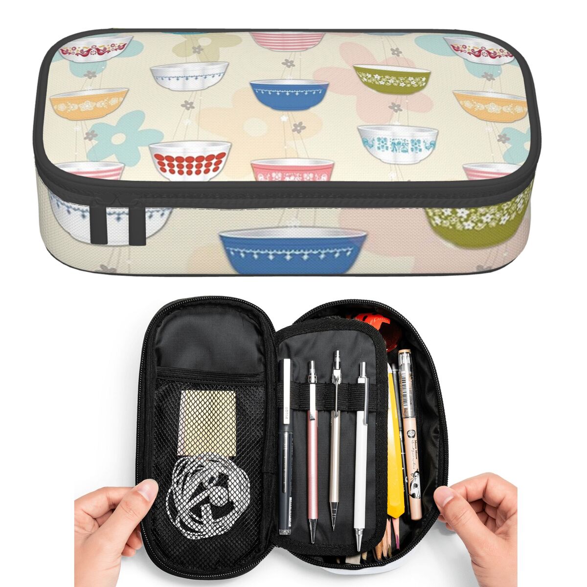 Kotak Pensil Koleksi Mangkuk P - Vintage Collectible Pyrex ulasan dan harga